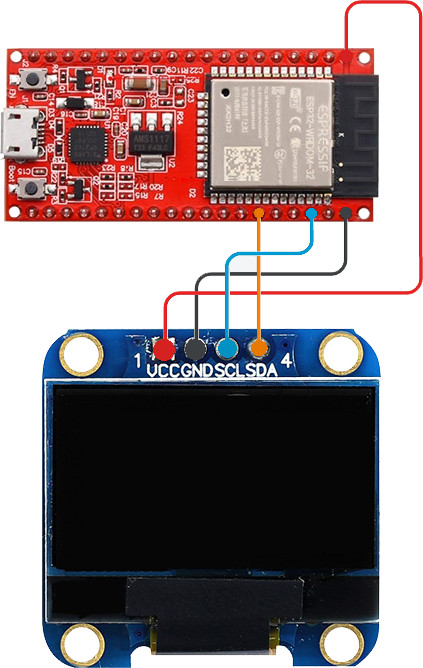 esp32 與 oled 基本電路